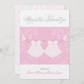 Invitation au baptême| Nuestro Bautizo (Devant / Derrière)