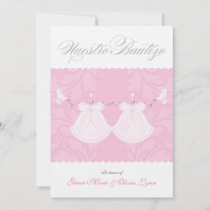 Invitation au baptême  Nuestro Bautizo