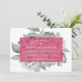 Invitation au baptême ou au baptême vintage (Debout devant)