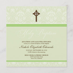 Invitation au baptême sacré de Damas (chaux)