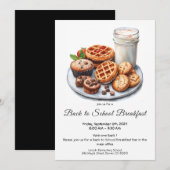 Invitation au Bar à Petit Déjeuner de Rentrée (Devant / Derrière)
