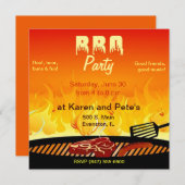 invitation au barbecue (Devant / Derrière)