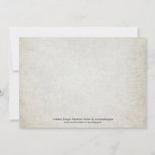 Invitation au barbecue d'anniversaire vintage (Dos)