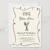 Invitation au barbecue de la fête (Devant)