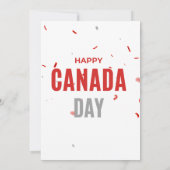 Invitation au barbecue de la fête du Canada (Dos)