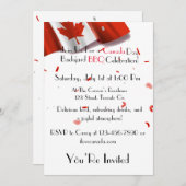 Invitation au barbecue de la fête du Canada (Devant / Derrière)