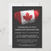 Invitation au barbecue de la fête du Canada (Devant)
