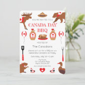 Invitation au barbecue de la fête du Canada (Debout devant)