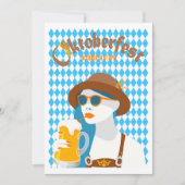 Invitation au barbecue de la Oktoberfest moderne p (Devant)