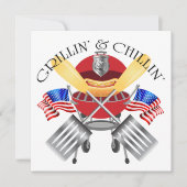 Invitation au barbecue de la police Grillin' et Ch (Devant)