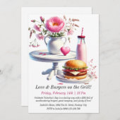 Invitation au barbecue de la Saint-Valentin (Devant / Derrière)