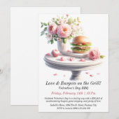 Invitation au barbecue de la Saint-Valentin sur me (Devant / Derrière)