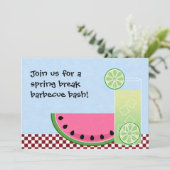 Invitation au barbecue de printemps Bash (Debout devant)