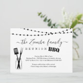 Invitation au barbecue de réunion familiale (Debout devant)