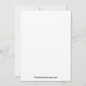 Invitation au barbecue d'été (Dos)