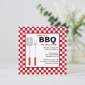 Invitation au barbecue d'été (Debout devant)