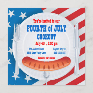 Invitation au barbecue du 14 juillet
