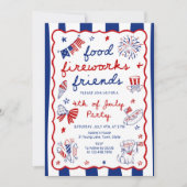Invitation au barbecue du 4 juillet (Devant)