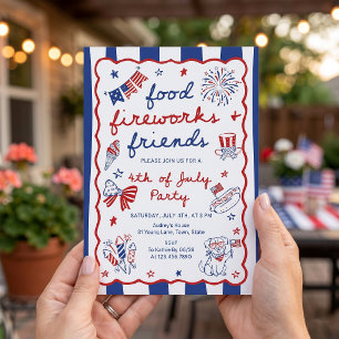 Invitation au barbecue du 4 juillet