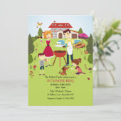 Invitation au barbecue familial (Debout devant)