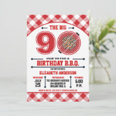 Invitation au barbecue pour le 90e anniversaire (Debout devant)