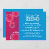 Invitation au barbecue pour les fêtes de la fête c (Devant / Derrière)