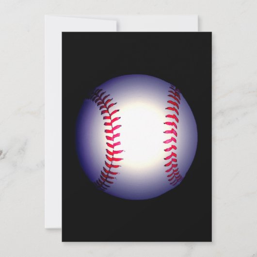 Invitation au baseball (Devant)