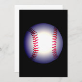 Invitation au baseball (Devant / Derrière)