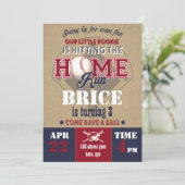 Invitation au baseball (Debout devant)