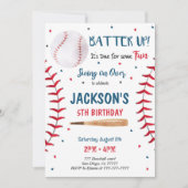 Invitation au baseball (Devant)