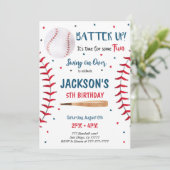 Invitation au baseball (Debout devant)