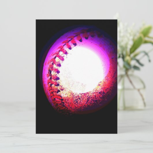 Invitation au baseball (Debout devant)