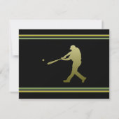 Invitation au Baseball Party (Devant)