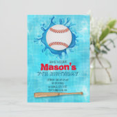 Invitation au Baseball Pool Party (Debout devant)