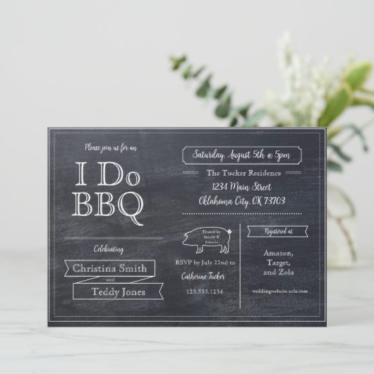 Invitation au BBQ-Cookout (Debout devant)