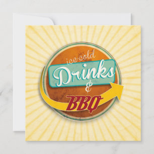 Invitation au BBQ dans les années 50