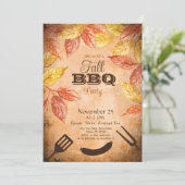 Invitation au BBQ d'automne, Fête de Barbecue d'Au (Debout devant)