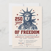 Invitation au BBQ pour 250 ans de liberté (Devant)