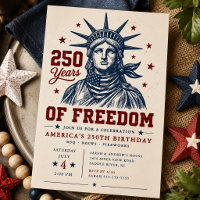 Invitation au BBQ pour 250 ans de liberté