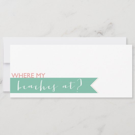 Invitation au Beach Bachelorette Party (Devant)