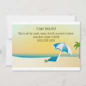 Invitation Au Beach !invitation (Dos)