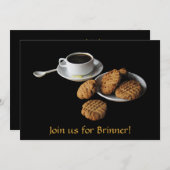 Invitation au beurre d'arachide et au café (Devant / Derrière)