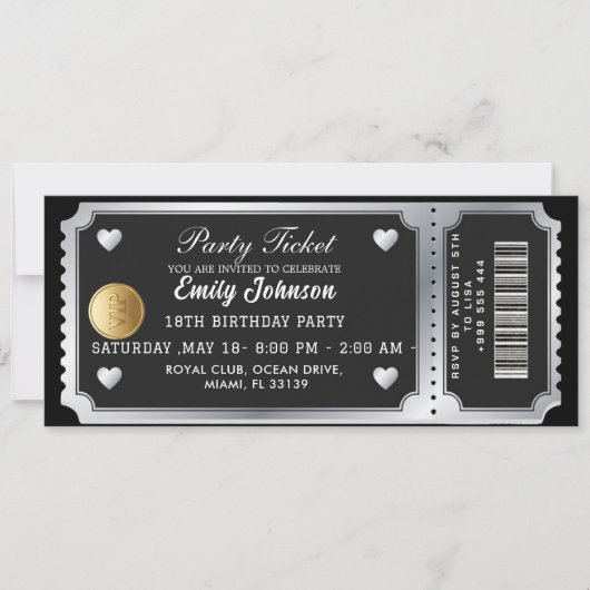Invitation au Billet de Fête 2026 (Devant)