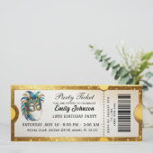 Invitation au Billet de Parti Doré 2026 (Debout devant)