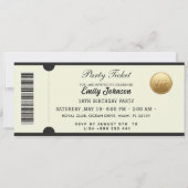 Invitation au Billet de Parti Doré 2026 (Devant)