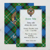 Invitation au blason du clan Ferguson (Devant / Derrière)