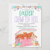 Invitation au Boil d'Œufs de Pâques aux écrevisses (Devant)