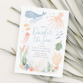 Invitation Au bord de la mer 1er anniversaire