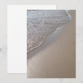 Invitation au bord de la plage (Devant / Derrière)