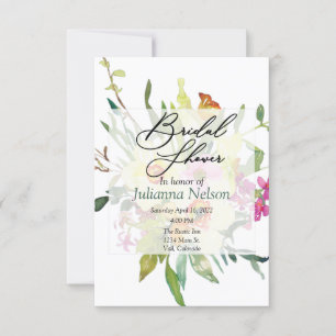 Invitation au bouquet de jonquilles de printemps